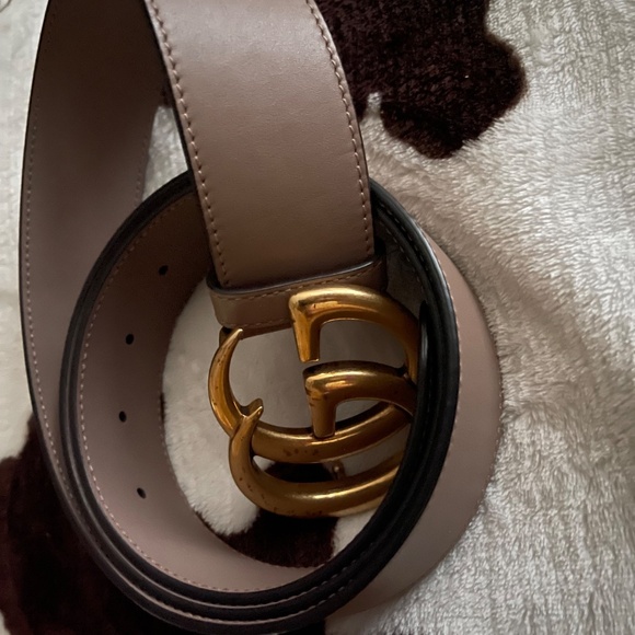 Gucci belt double GG buckle